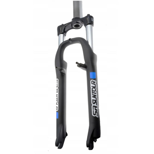 SF18 XCE28 P 26" TS Gloss Black 100 // Straight steerer, 9 mm Qr, rim brake posts
