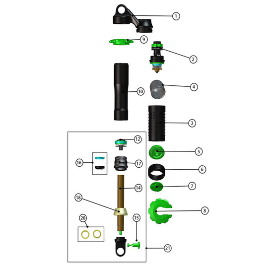 DVO Jade factory parts